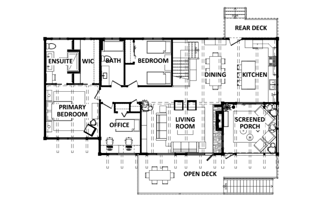 The Northern Lights Main Floor Plan